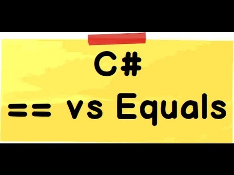 比較C#里==與Equals()有何區(qū)別以及何時(shí)使用它們