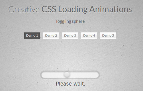5個(gè)CSS Loading 加載動(dòng)畫實(shí)例