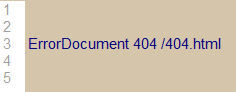 ErrorDocument 設置404無效